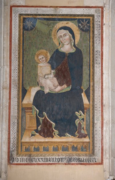 St. Maria Arabona Kirche, Monopello, Abruzzen, Italien von Unknown